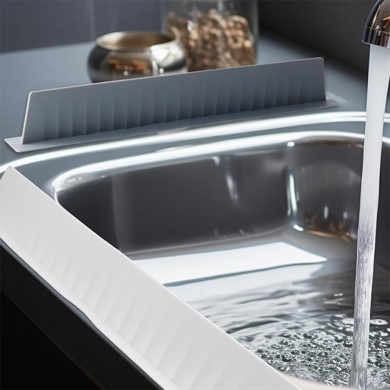 Sink Splash Guard Silicon Wash Dishes Anti-Splash Partition Anti Splash Partition Board Silicone