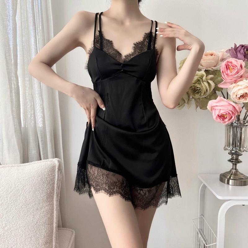 Váy ngủ lụa cao cấp có đệm SP095 2