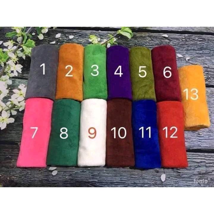 combo 2 Khăn Tắm 70x140cm  siêu mềm mịn siêu thấm hút nước chất liệu microfiber Nhà Tắm 5