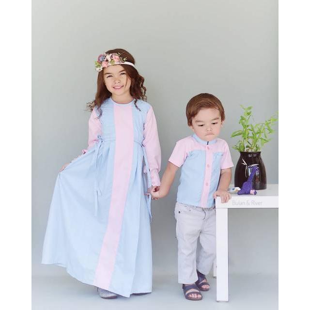 Gamis Dinar Set Family Couple Ibu Ayah Dan anak 1