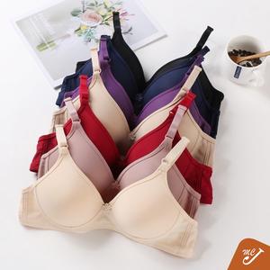 Bra Wanita, McJoden, Gaya Jepun, Bernafas dengan Lembut, Tanpa Wayar, Tidak Berwayar, FLORA Hand Wash Only Pink