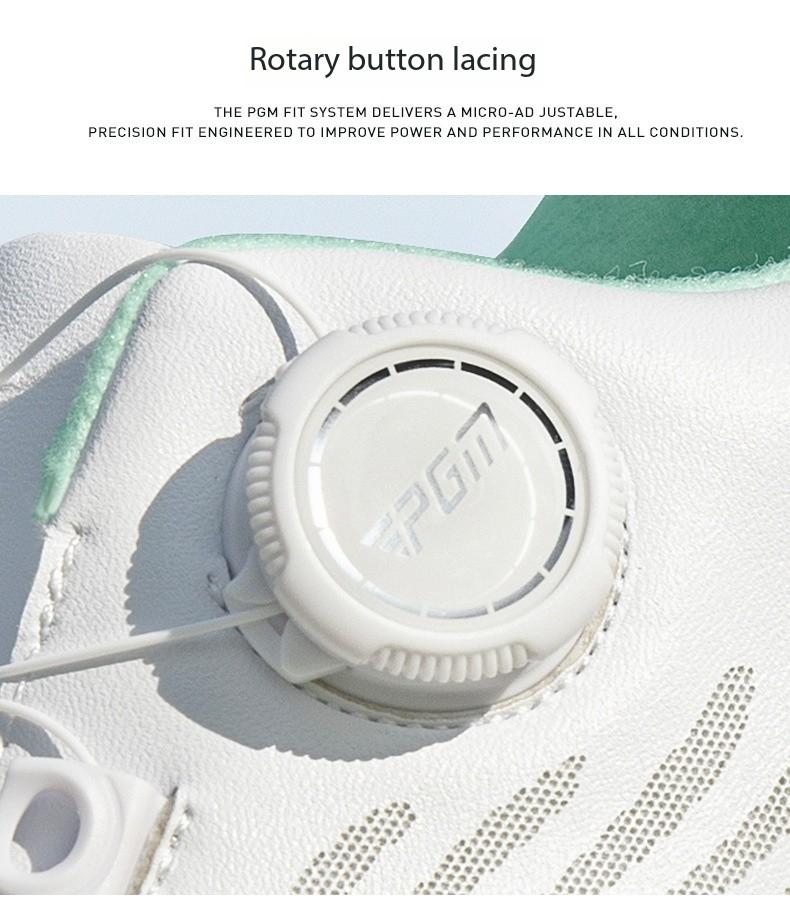 Product Introduction of [PGM] Golf Shoe Summer Women's Shoes Waterproof Knob Women's Sports Shoes Non-Slip Shock-Absorbing Lightweight Nail-Free Shoes Xz383 20