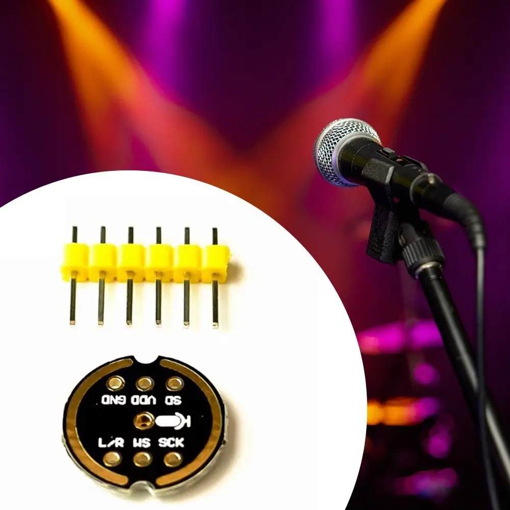 Replacement ESP32 Omnidirectional Microphone Module High Precision I2S Interface Microphone Sensor Module Low Power MEMS Digital Output Module