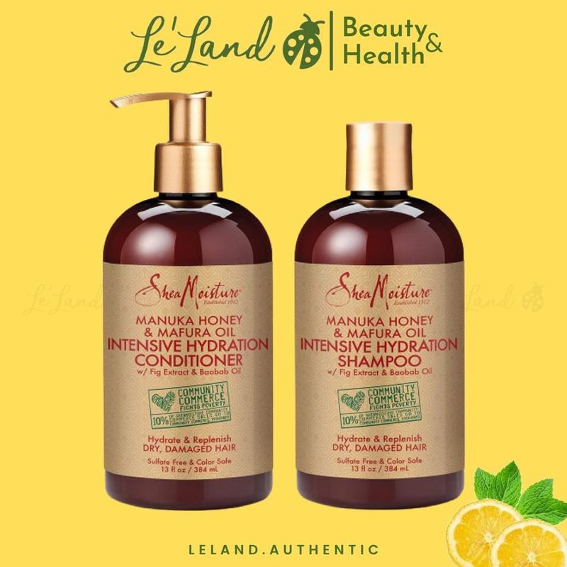 Dầu gội xả Shea Moisture Manuka Honey dành cho tóc khô xơ và hư tổn SheaMoisture Dưỡng Tóc Chăm Sóc Tóc