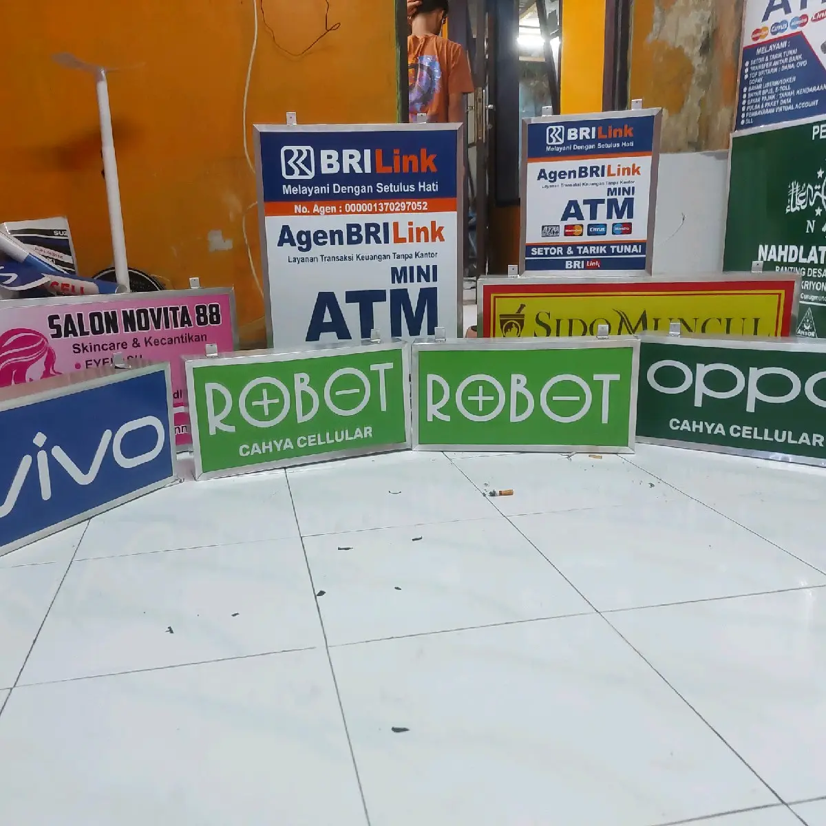 Neon box 2 muka disen suka suka uk 20x40