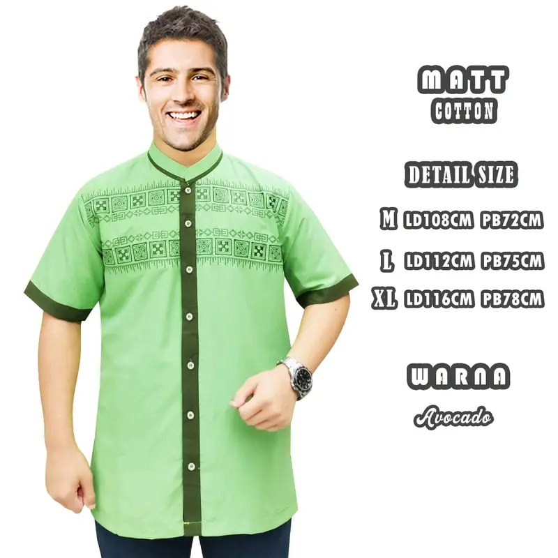 Baju Koko Pria Dewasa Terbaru Koko Syubbanul Muslimin Koko Azzahir Koko Baju Koko Lengan Pendek 2