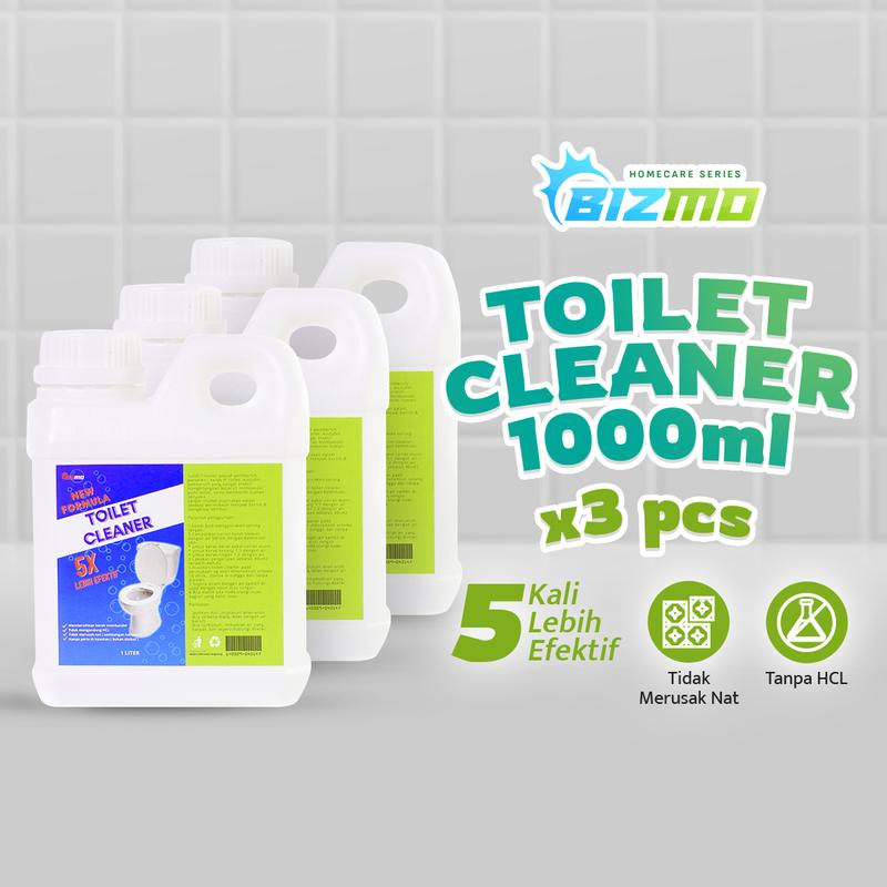 Bizmo Toilet Cleaner 1000ml - Bundling x3 Pcs - Shop | Tokopedia