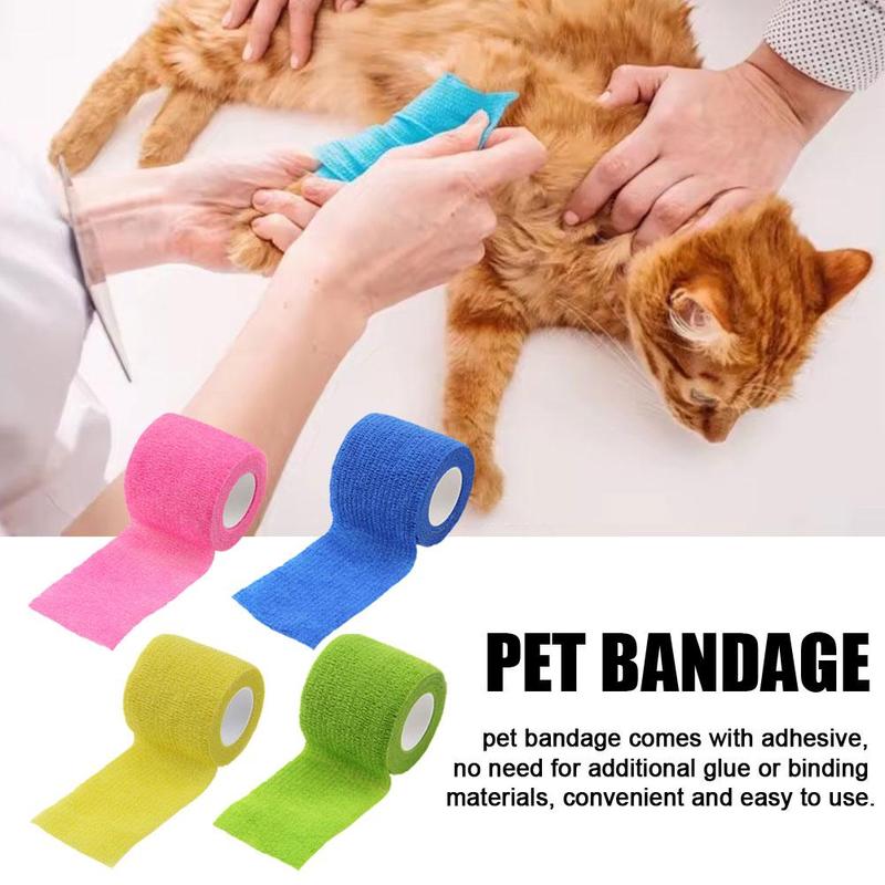 Product Introduction of Pet Elastic Self-Adhesive Bandage Sports Compression Elastic Patch Tape A0R6 18