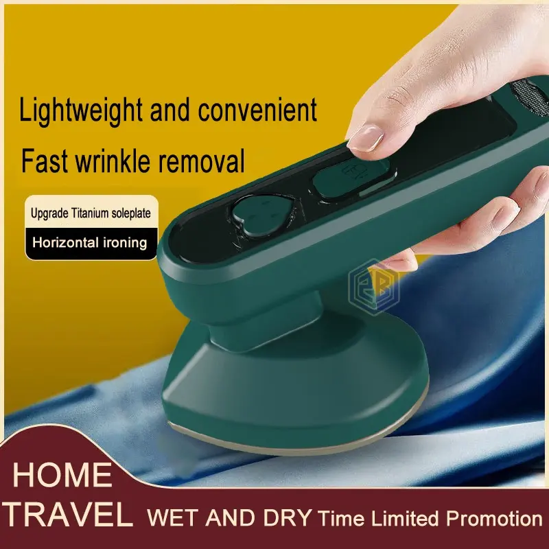 HEART Electric Iron Steamer Handheld Mini Steam Garment Steamer Wet Dry Steam Iron Portable Ironin