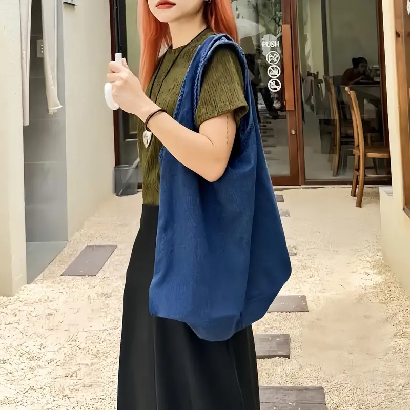 [HÀNG TẶNG KHÔNG BÁN] Denim Tote Bag- Túi tote Remmus vải jean dày dặn 2