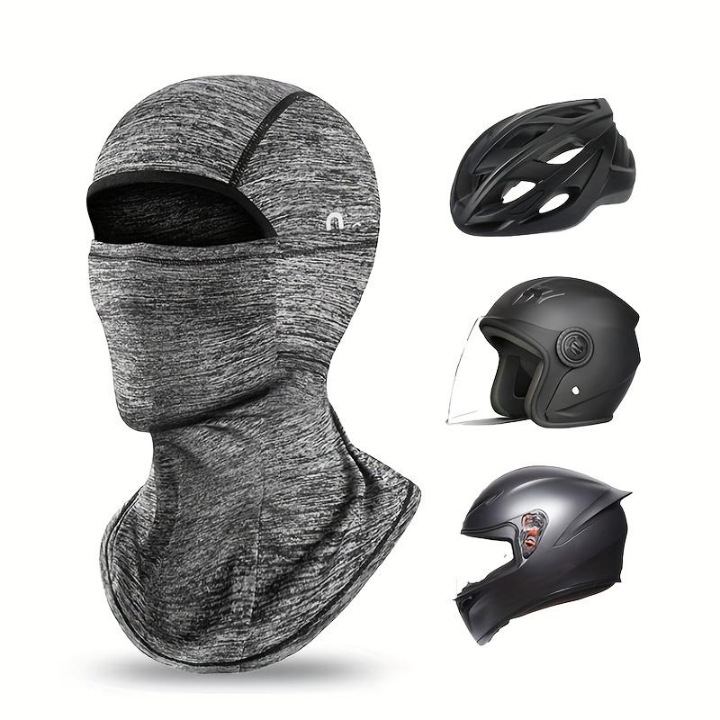 [1pc Windproof Balaclava Hat Cycling] 1pc Ice Silk Windproof Balaclava Hat for Cycling and Motorcycle Riding - Sunscreen and Cooling Neck Cover for Men and Women 3