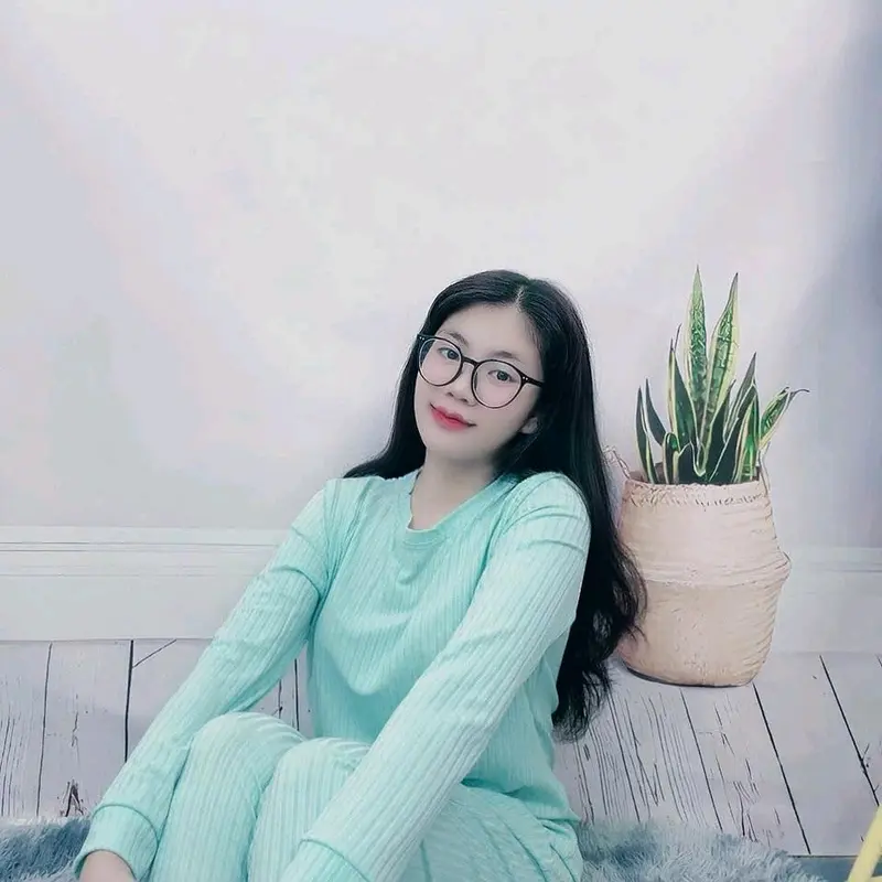 Đồ Ủ Kem Vải  Đũa Lạnh Cổ Tròn, Bộ dài Top Women Voi Áo setdomac nhaxinh Nhung 0