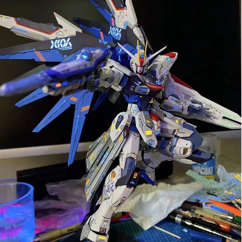 Mô Hình Gundam MG Strike Freedom Wing, Đồ Chơi Mô Hình Mecha Lắp Ráp Kiệt Tác Destiny Kỳ Lân Astray Màu Xanh Đỏ, Năm 2025 6
