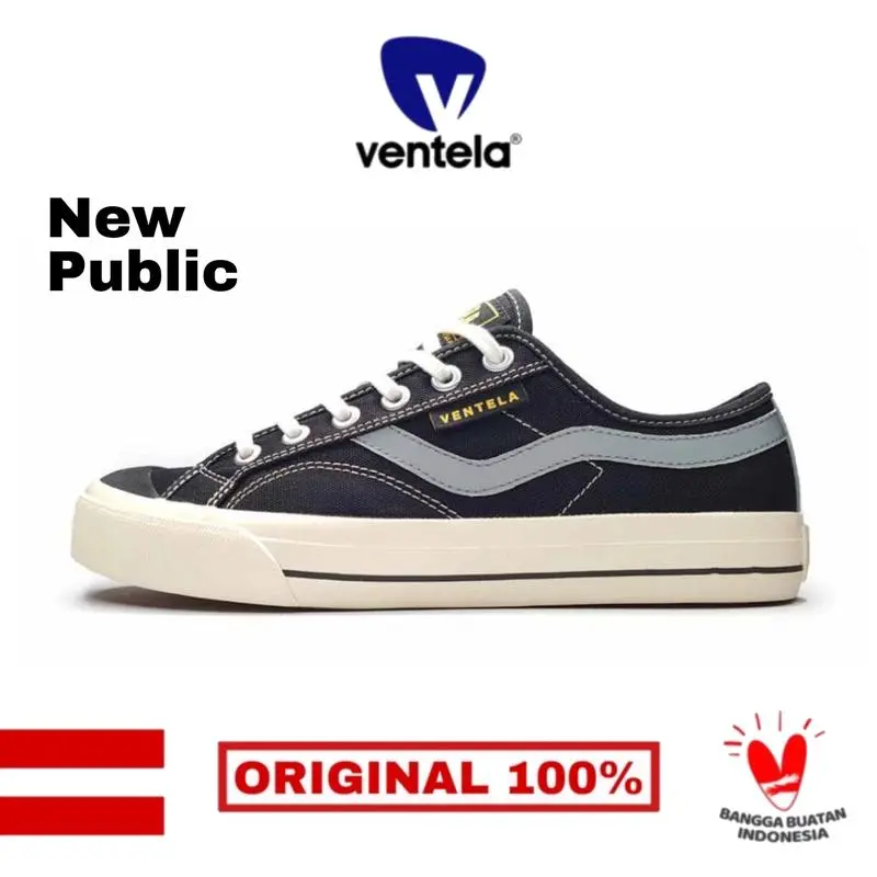 Ventela New Public Low Black Natural [ORIGINAL] Casual Shoes