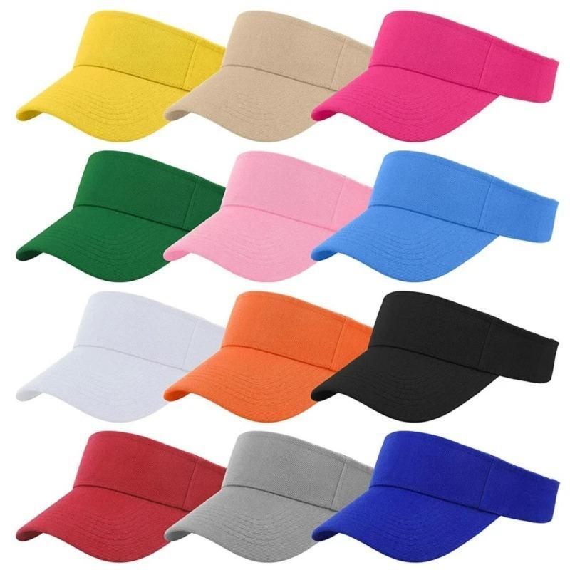 Sun Hat Women Baseball Cap Summer White Sun-Proof Caps Empty Top Visors Seaside Outdoor Sport Tennis Golf Hat 4