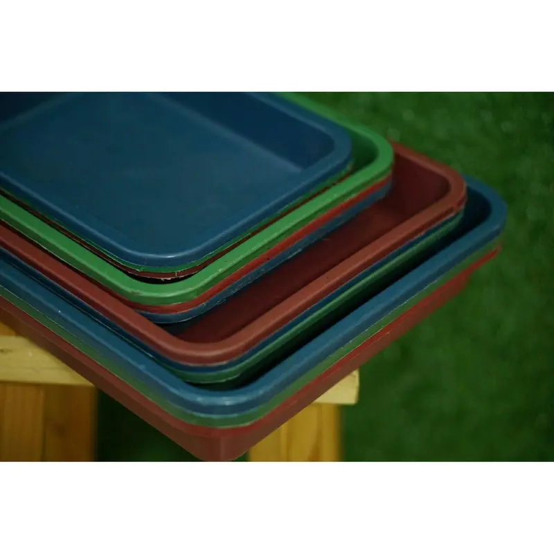 Nampan Plastik No. 3 -  Ukuran 29cm x 22cm x 4cm - Bak Semai Bibit Hidroponik 2