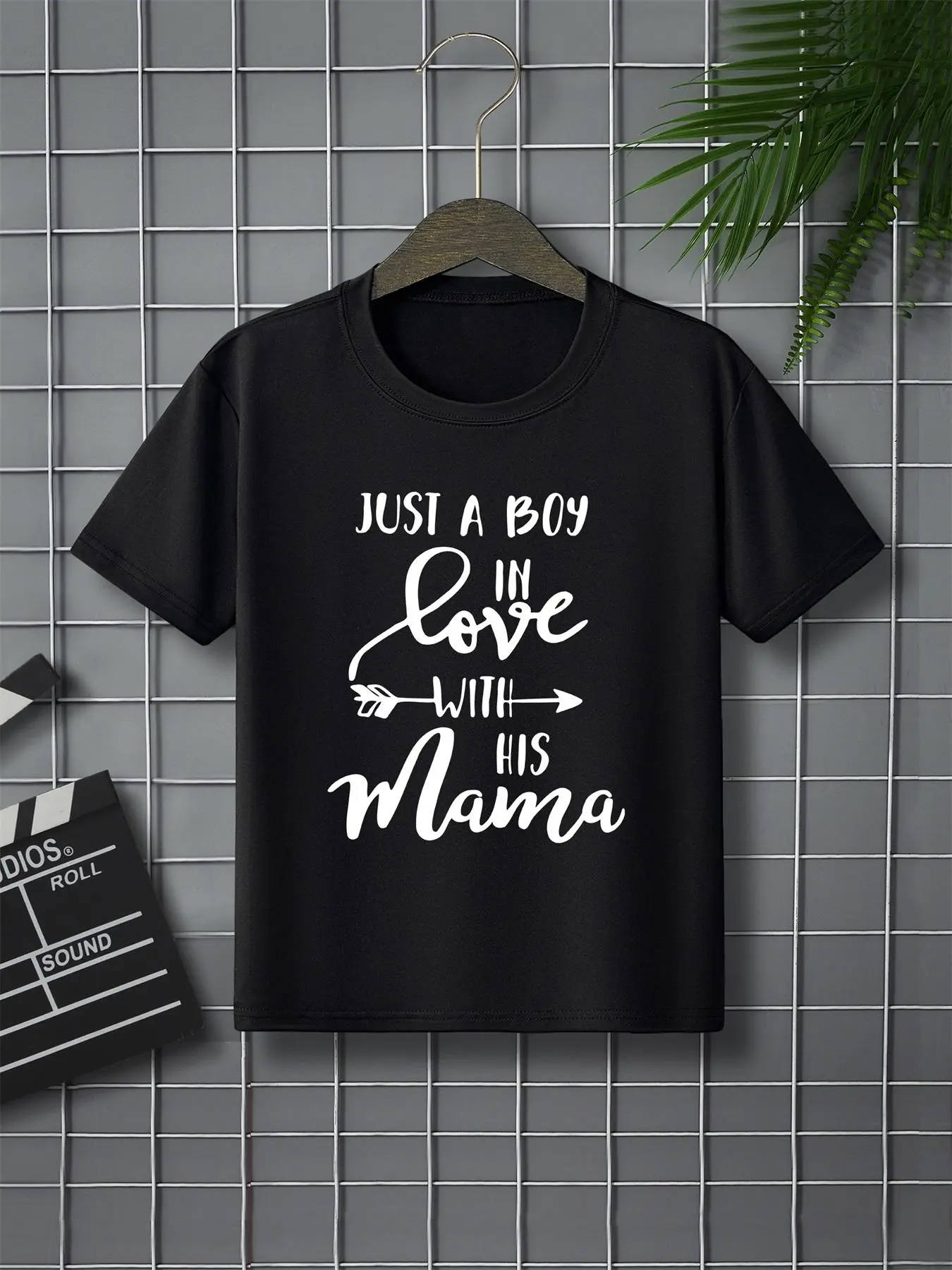 Boy's Letter Print Round Neck Tee, Casual Short Sleeve Crew Neck T-shirt for Daily Wear, Kids Clothing for All Seasons
