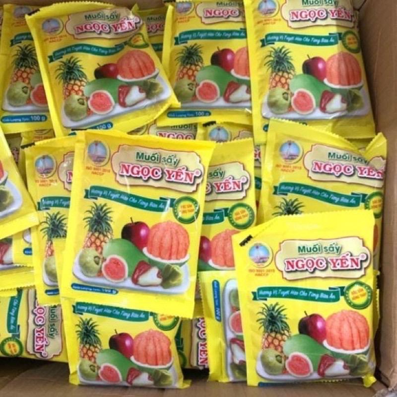 Combo 10 gói Muối Sấy Ngọc Yến Gói 100g Date Luôn Mới