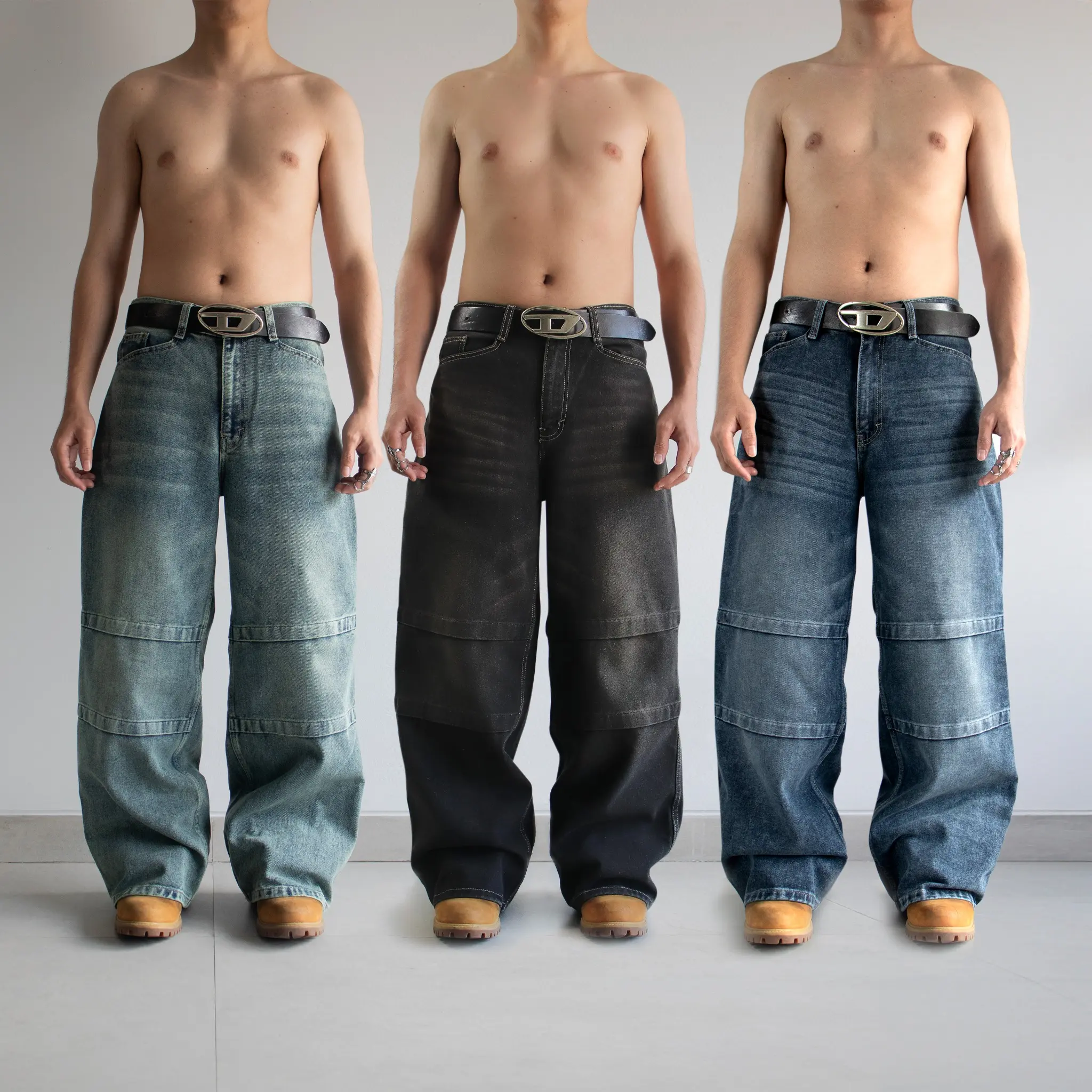 DEMOAN - BAGGY JEANS V2 - CELANA PANJANG UNISEX Boyfriend