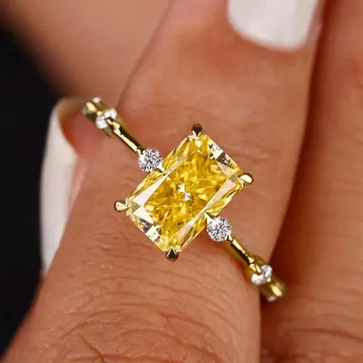 Sonic Lego 12-Piece Acrylic Gemstone Set Gold Rings Colorful