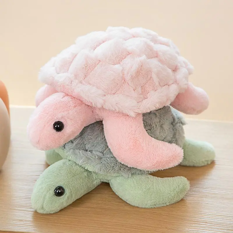 Cute Turtle Design Plush Toy, Soft & Comfy Stuffed Toy, Ideal Birthday Gift, Unique Gift, Creative Gift for Sea Animal Lovers, Gift for Her, Girl's Gift 4