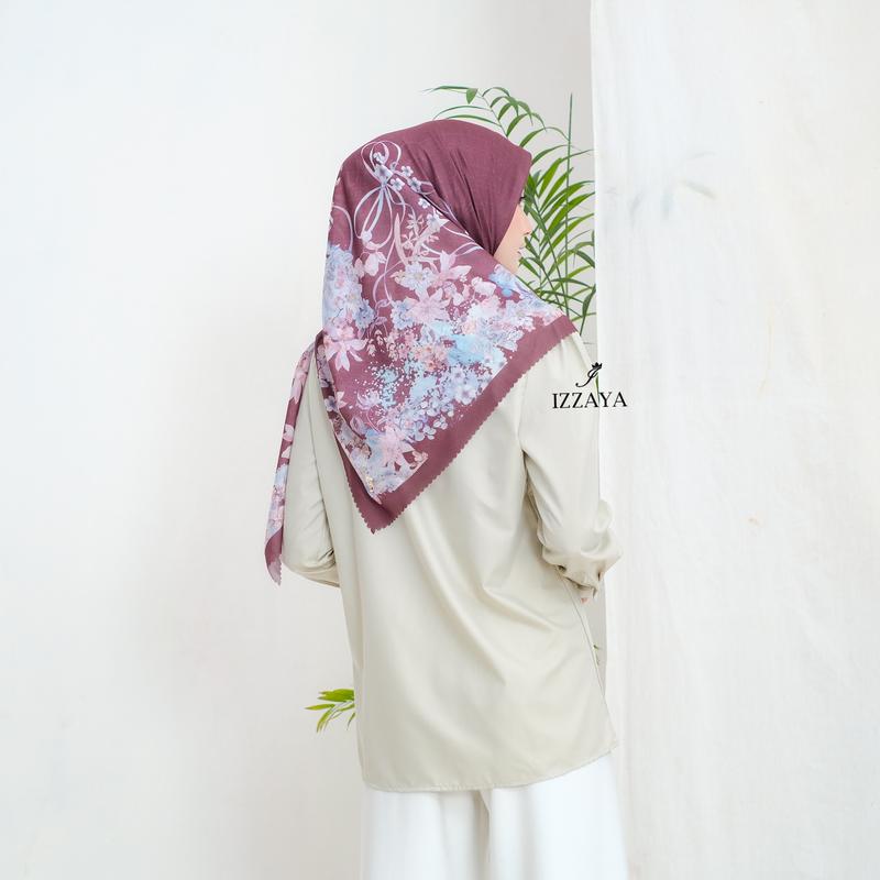 hijab motif segiempat voal ultrafine EMILY SERIES 8