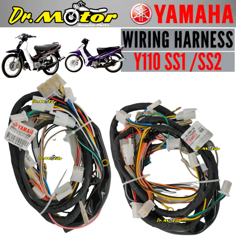 Y110 Ss Modified Yamaha Y110 SS 1 SS2 Y110SS SS1 3YR 4VH WIRING HARNESS BODY WIRE ...