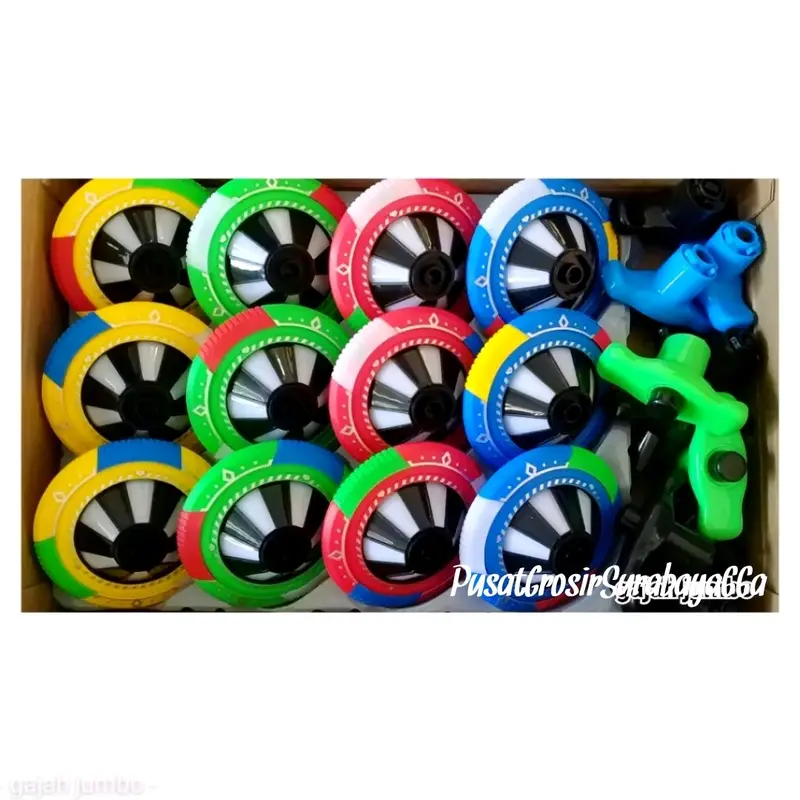 Mainan Anak Gasing Rainbow & Berbagai Karakter Lampu Gangsing Pelangi Flashing Gyro Blade / Mainan Gangsing 3