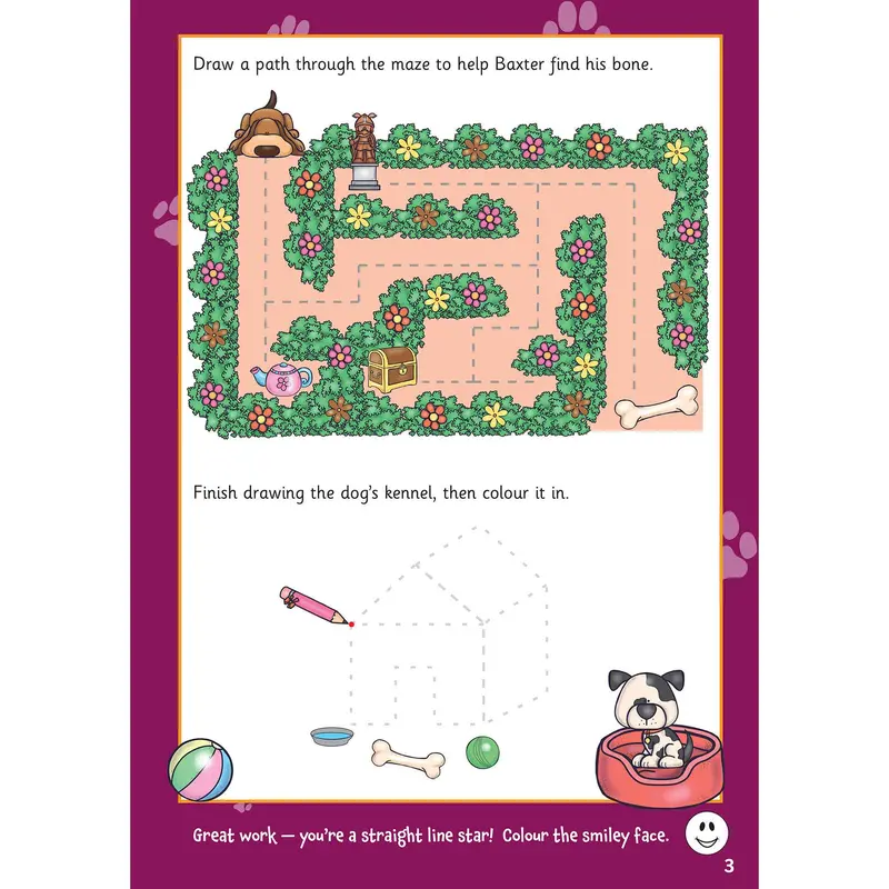 Writing Activity Book for Ages 3-4 (Preschool) 3