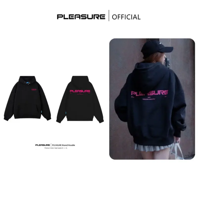 [ GIÁ TRẢI NGHIỆM ] Áo hoodie Nỉ Lông Cáo PLEASURE Boxy Form Châu Âu Dáng Rộng Unisex Nam Nữ Local Brand PL06 0
