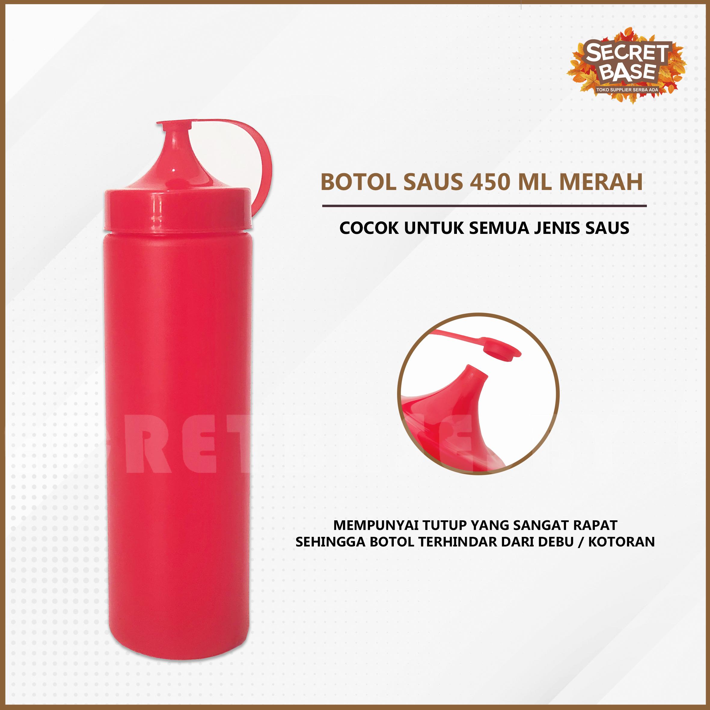 [COD] BOTOL SAOS - Botol Kecap / Botol Saus / Tempat Penyimpanan Makanan Kitchenware