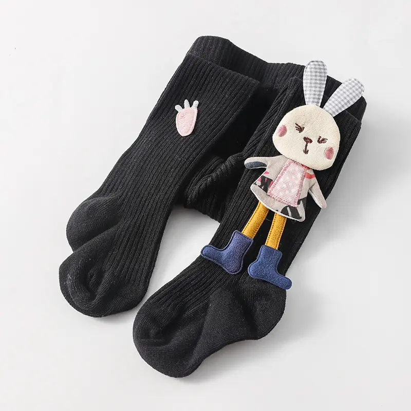 Quần Legging Cho Bé Gái, Hàng Mới Về 2020, Dành Cho Trẻ Em, Thiết Kế Thỏ Búp Bê Lớn, Thích Hợp Cho Mùa Xuân Và Mùa Thu, Quần Tất Cho Em Bé, Kiểu Ống Quần Tất 6