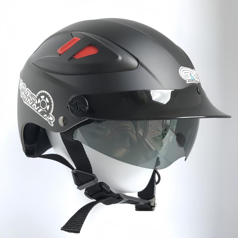 Mũ bảo hiểm nửa đầu GRS 966 1 kính âm, tháo lót tiện lợi