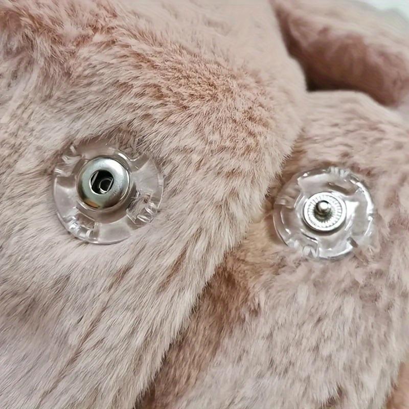 Transparent Invisible Button, 10pcs/set Round Snap Female Button, Sewing Accessories for Coats, Sweaters, Shirts and Sewing 6