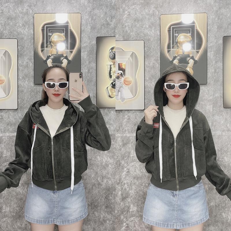 Product Introduction of ÁO KHOÁC NHUNG GÂN NỮ CAO CẤP 7 TÚI Jacket Women 6