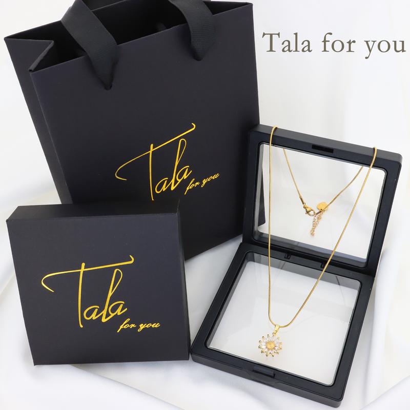 Tala for you Sunflower Necklace Pendant With Free Box Women' - TikTok ...