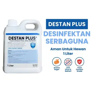 Destan Plus - Desinfektan Serbaguna - Desinfektan ruangan - Desinfektan Aman untuk Hewan - Destan 1L