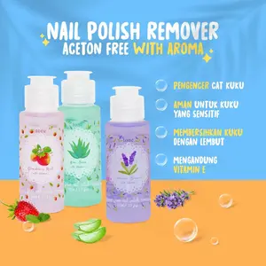 Tone Penghapus Kutek Bpom Nail Polish Remover Aceton 60ml -  Pembersih Cat Kuku Dengan Berbagai Aroma