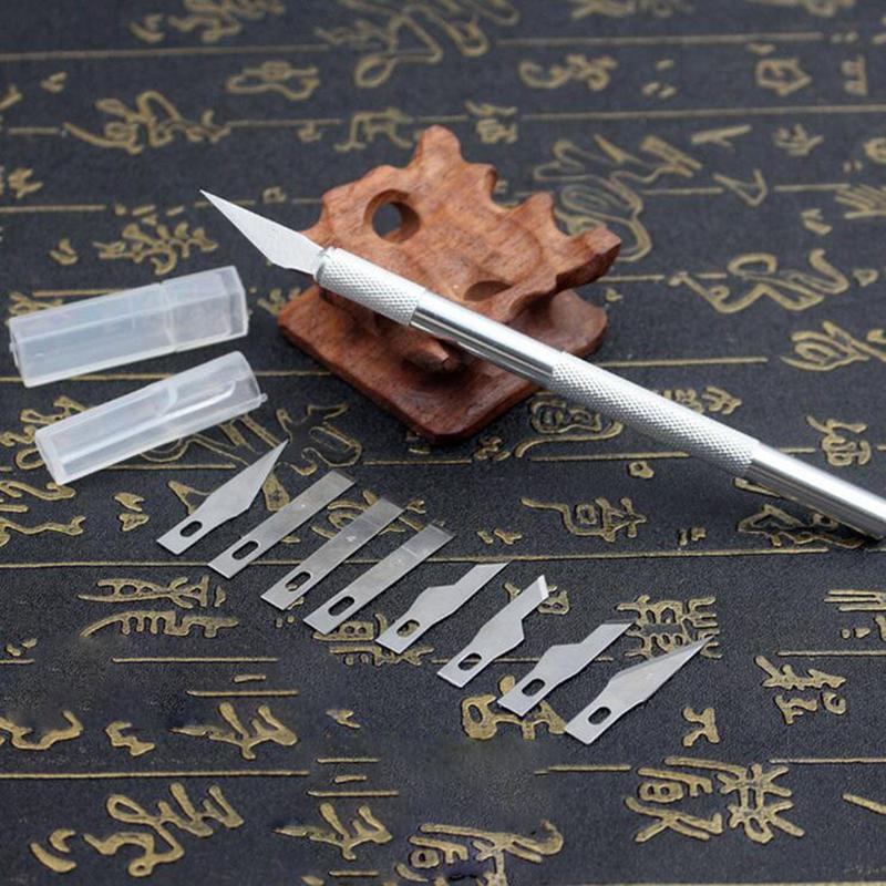 Bộ dao khắc trổ 10 trong 1 0