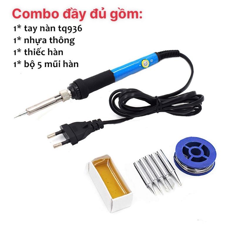 Mỏ hàn thiếc, Tay Hàn Nhiệt Iron 220v 60w, máy hàn thiếc cầm tay mini hàn linh kiện điện tử