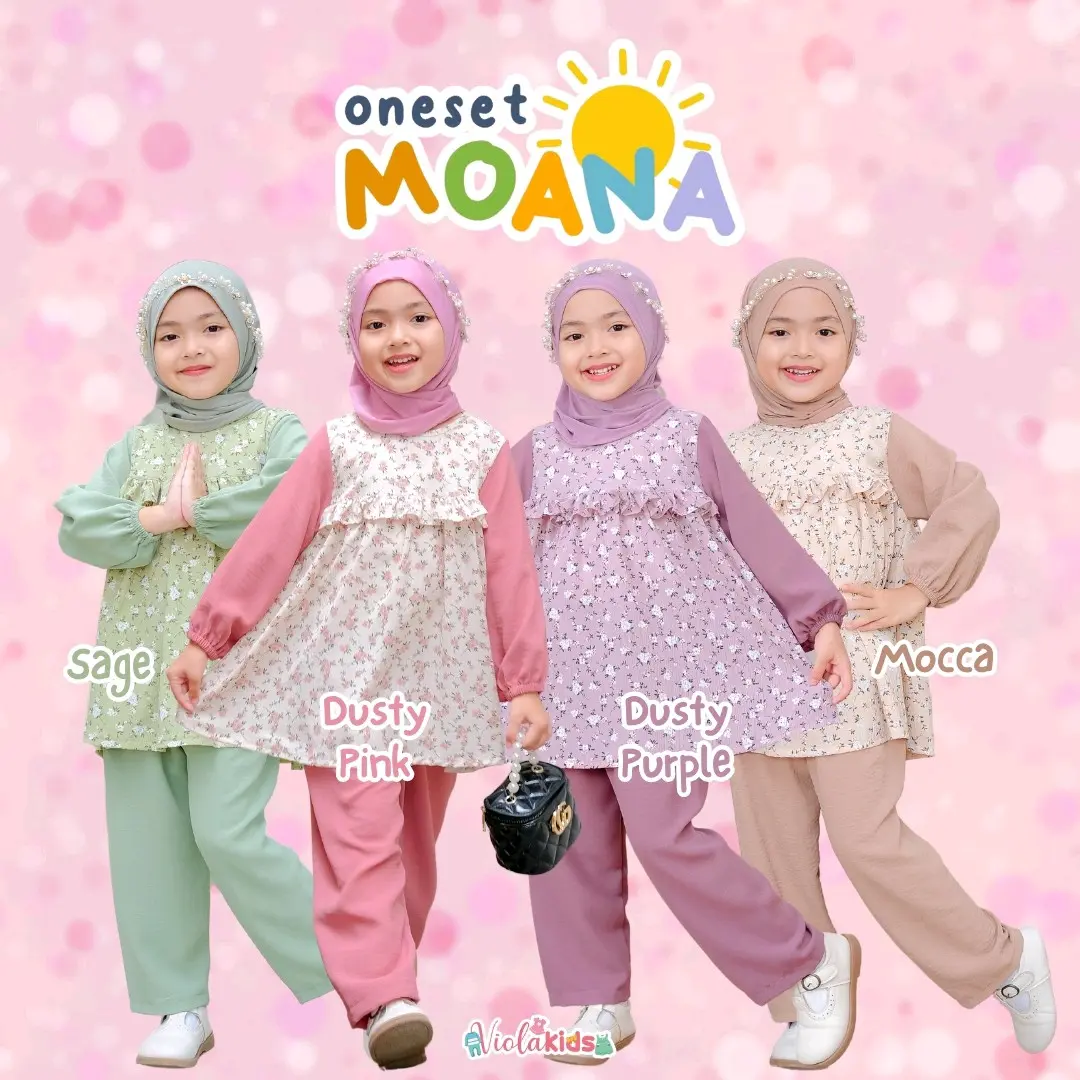 NEW ONESET MOANA | BAJU ANAK | SETELAN ANAK