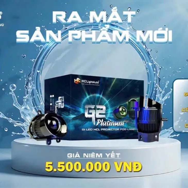 BI GẦM G2 PLATINUM Nhiệt màu: 6000K/4300K/3000K - lựa chọn linh hoạt theo điều kiện thời tiết và sở thích cá nhân.