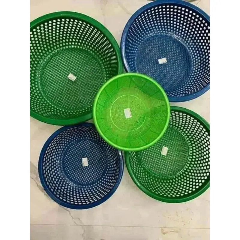 Bộ 5 Rổ Nhựa Gia Long Tiện Ích Full Size Tiện Dụng,Màu Ngẫu Nhiên