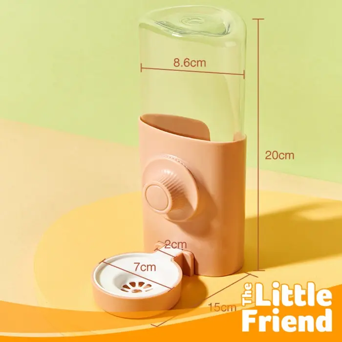 Botol Tempat Minum Kelinci Anjing Kucing Hamster Tanpa Nozzle Otomatis 2