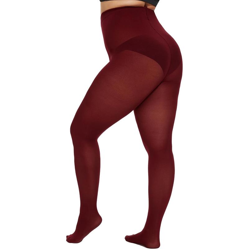 Colored opaque tights plus size best sale