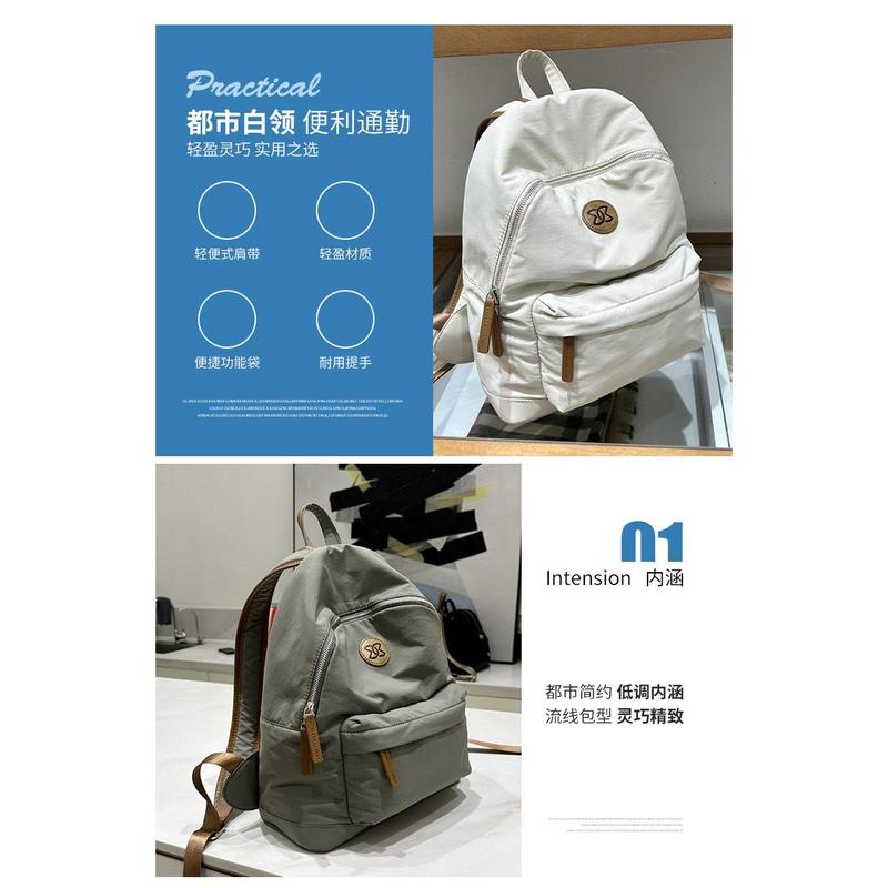 Product Introduction of Large-capacity Oxford Cloth Backpack Female New Style Fashion Canvas Computer Travel Bag Lightweight College Student Scho 4
