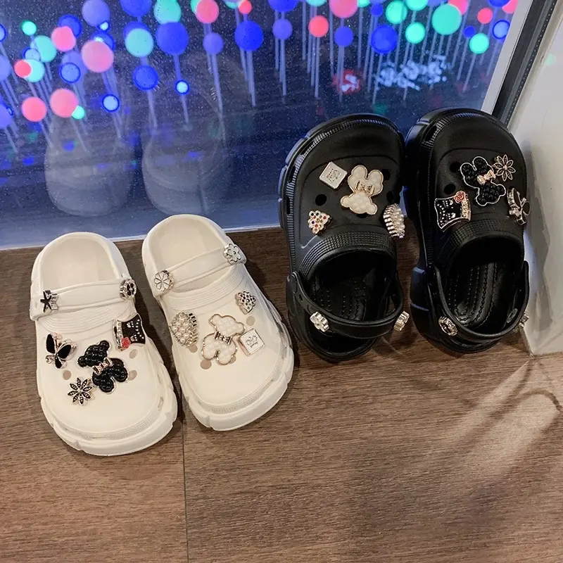 Dép Sục (SỤC XINH Cao Cấp Cho Bé Trai Bé Gái Kiểu Dáng Thời Trang Nhẹ Nhàng Thoáng Khí Sandal Kem 3