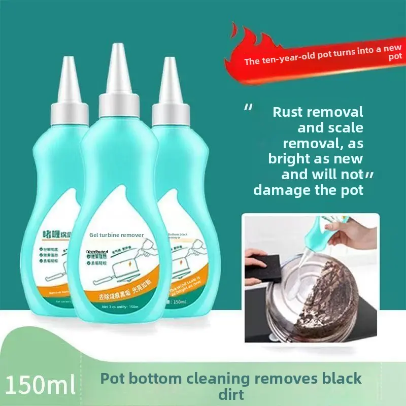 Pot Bottom Black Stain Cleaner Cleaning Gel Kitchen Pot Washing Magic ...