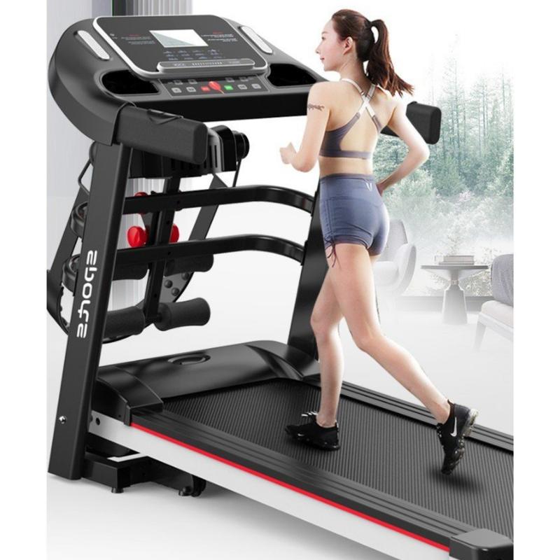 Máy chạy bộ điện A7N-AB chạy bộ tại nhà, tặng kèm máy rung bụng. gập bụng, đo nhịp tim