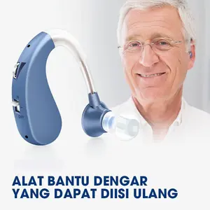 UORRIS Alat Bantu Dengar Asli Rechargeable Digital Alat Pendengaran Telinga Orang Tua Original Hearing Aids Mini Usb Charge Hearing Amplifier Penguat Suara Pengurangan Kebisingan Cerdas alat  pendengaran